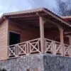 100 m2 Karkaslı Ahşap Ev Safran Modeli Önden Görünüşü