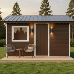 Ahşap 12 m2 Tek Katlı Bir Ev