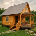 130 m² Ahşap Ev Vadi - Görsel 3