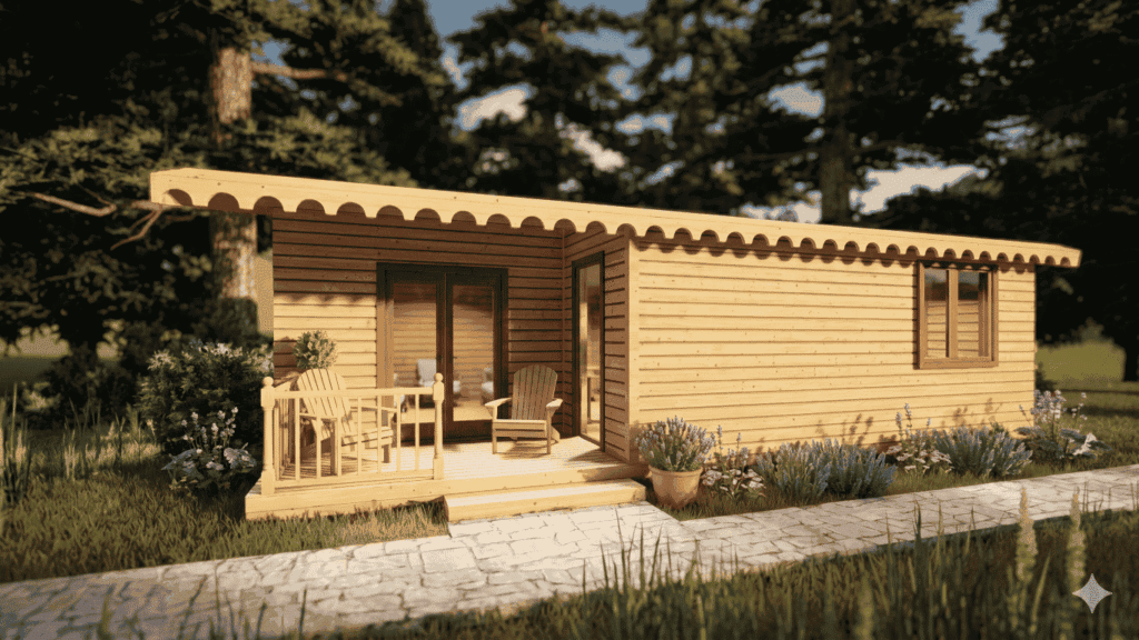 15 m² Bungalov Ev