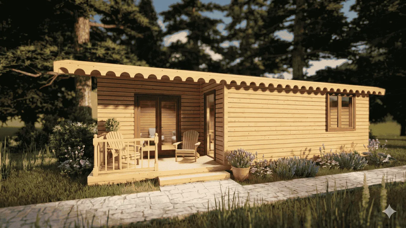 15 m² Bungalov Ev