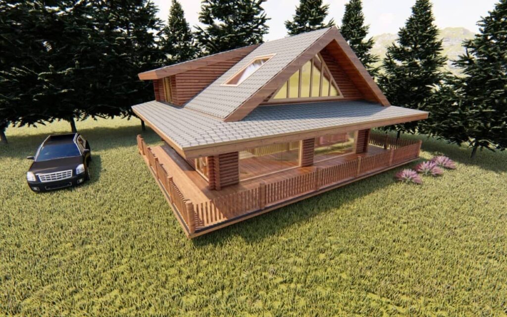 150 m² Ahşap Villa Modelleri Fiyatları