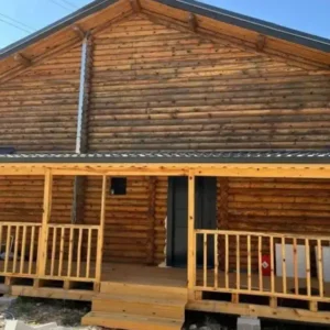 150 m2 ağaç ev arka