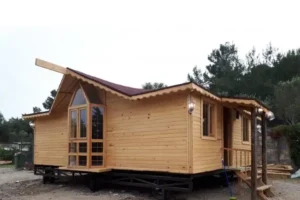 Tek katlı ev 2+1 Tiny House ahşap karavan