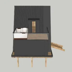 Teras tarafı çizim