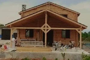 İki Katlı Tomruk Ev Adana Kozan