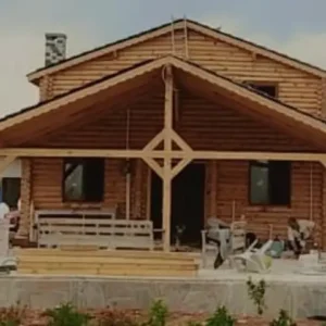 İki Katlı Tomruk Ev Adana Kozan