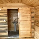 Küçük Ahşap Bungalov İç Bölümü Görseli