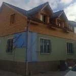 Kütük ev modelleri dış arka görseli