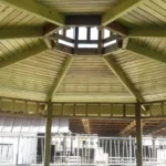 Ahşap kamelya çatı görseli