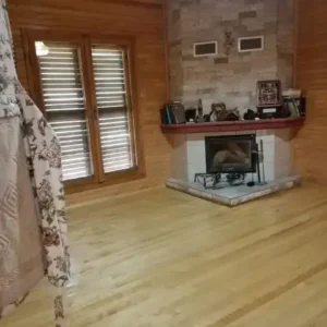 Ahşap Taş Ev Salon