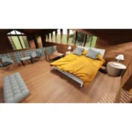 Yatak odası üst loft kat çizimi