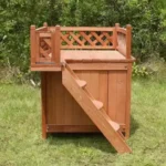 Ahşap merdiven sol görsel