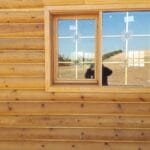 120 m2 tomruk ev cam pencere detay görseli