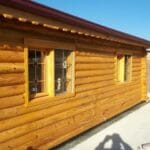 120 m2 Tomruk ev yan görseli