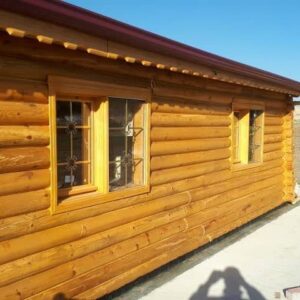 120 m2 Tomruk ev yan görseli