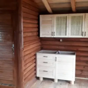 Tomruktan ahşap ev