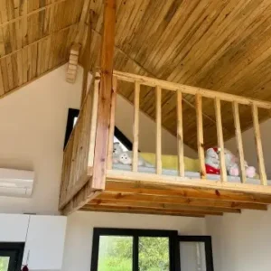 Teraslı Ücgen Dik Catı Bungalov Görsel