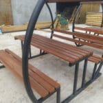 Yuvarlak Ahşap Kamelya - Görsel 3