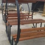 Yuvarlak Ahşap Kamelya - Görsel 2