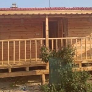 Mersin Anemura yaptığımız verandası ile taşınabilir kutuk evler modeli