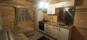 Mutfak Hazır Taşınabilir Ahşap ev Bungalov Ev