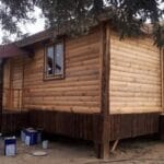 tek katlı kütük evimiz