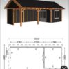 Ahşap 40m2 bahçe evi