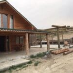 Şık tasarımlı veranda sevdikleriniz ile mangal yapabileceğiniz alan