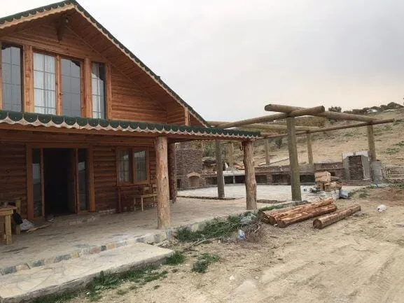Şık tasarımlı veranda sevdikleriniz ile mangal yapabileceğiniz alan