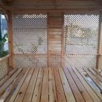 Ahşap kamelya iç masa modeli