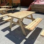 Piknik Masası Ahşap - Görsel 3