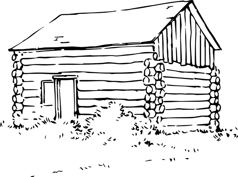 Kütükten çiftlik evi
