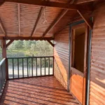 2+1 Ahşap Balkon görünümü