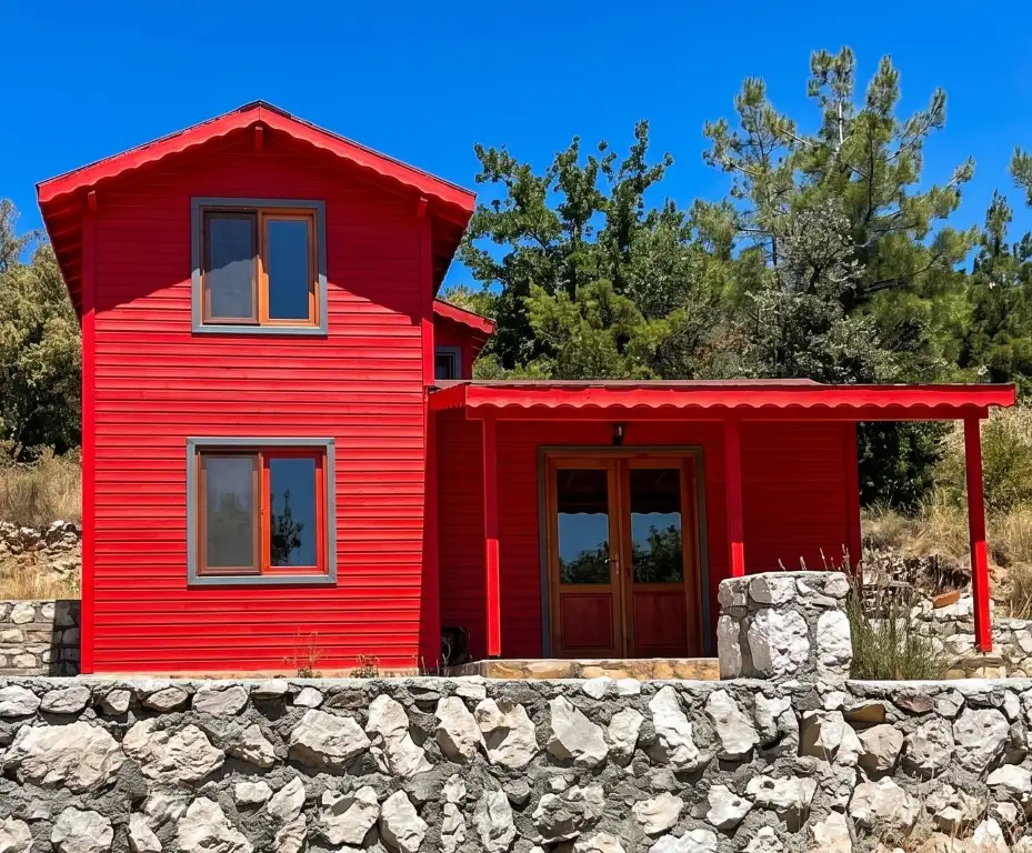 54 m2 Ahşap Bungalov Ev