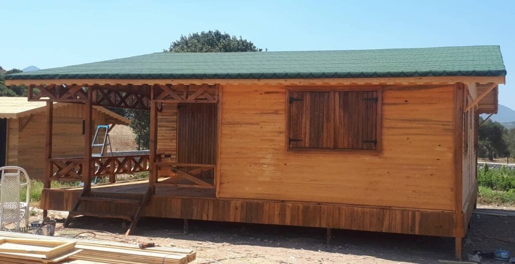 Ahşap bungalov ev, ahşap karkas ev, hazır ahşap ev nova modeli