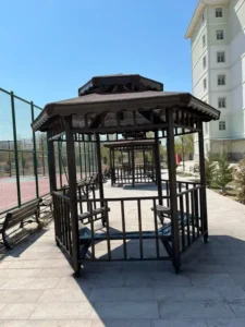 Ahşap Altıgen Kamelya 9 m2 - Bahçenizin Yeni Gözdesi - Görsel 5
