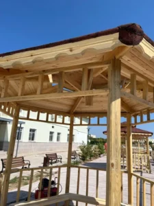 Ahşap Altıgen Kamelya 9 m2 - Bahçenizin Yeni Gözdesi - Görsel 2