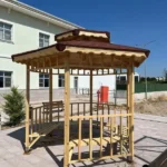 Ahşap Altıgen Kamelya 9 m2 - Bahçenizin Yeni Gözdesi - Görsel 3