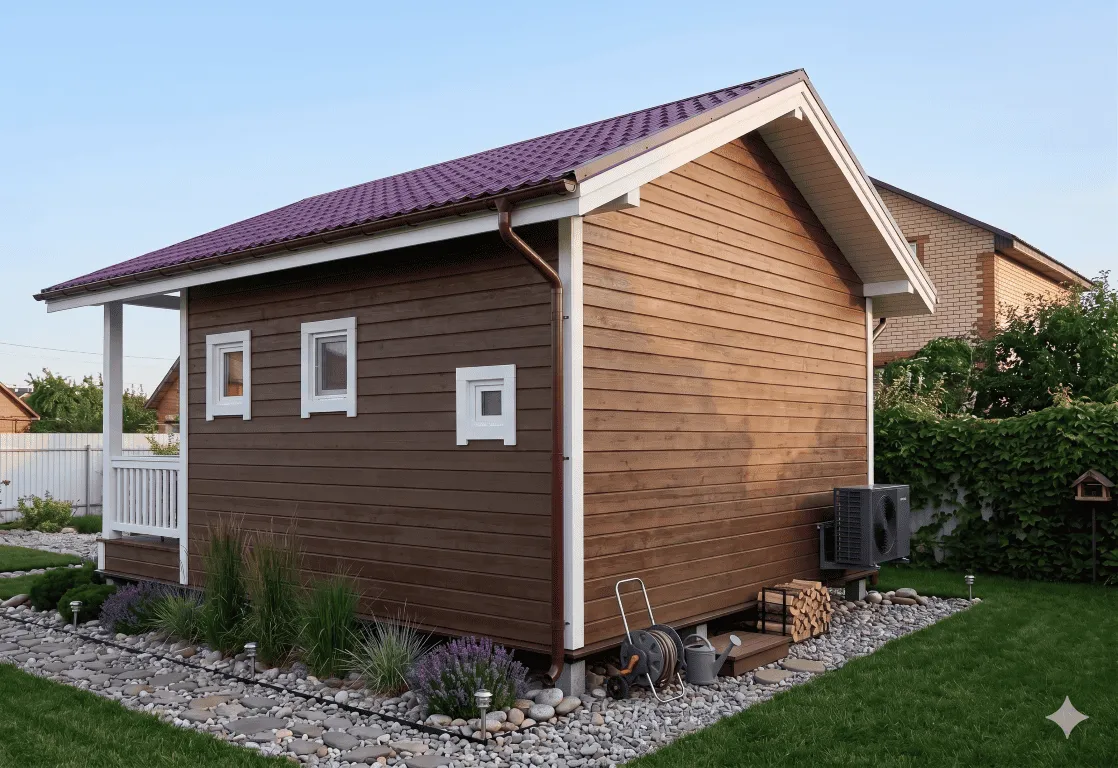 22 m² Bungalov Ev Bahçe Evi ve Ofis - Görsel 6