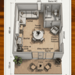 22 m² Bungalov Ev Bahçe Evi ve Ofis - Görsel 4