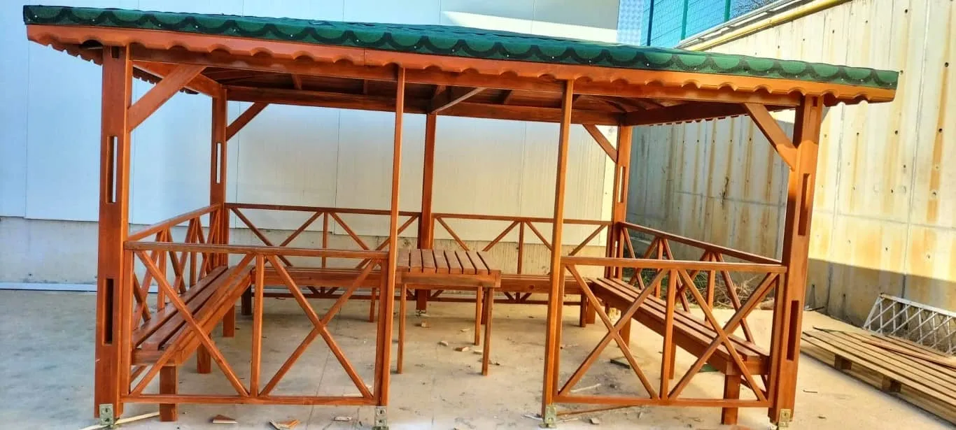 Ahşap Dikdörtgen Kamelya