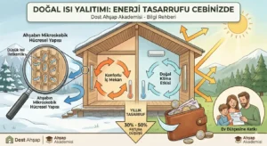 Ahşap Ev Isı Yalıtımı Görüntüsü