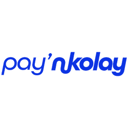Mavi renkte logo tasarımı.