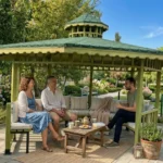 Ahşap Emprenyeli Sekizgen Kamelya